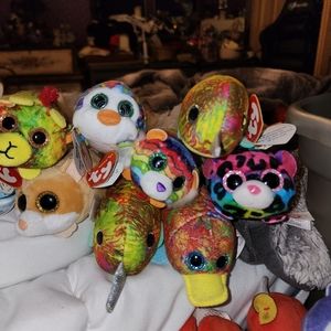 RETIRED 10 Mini TY Babies Happy Meal Toys